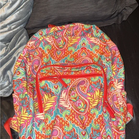 Vera Bradley | Bags | Colorful Paisley Backpack | Poshmark display picture 1